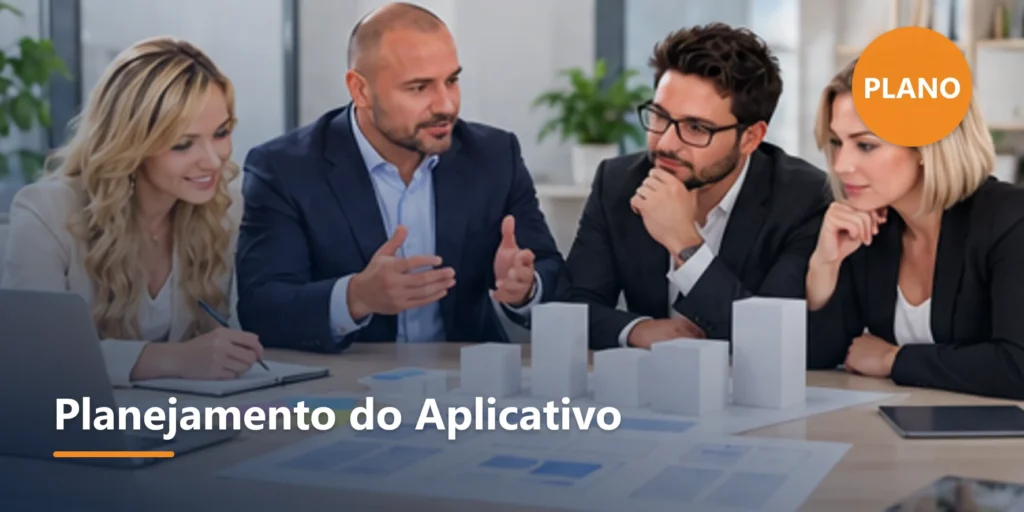 Ilustração editorial sobre Planeje seu aplicativo sob medida com a Fase Network.