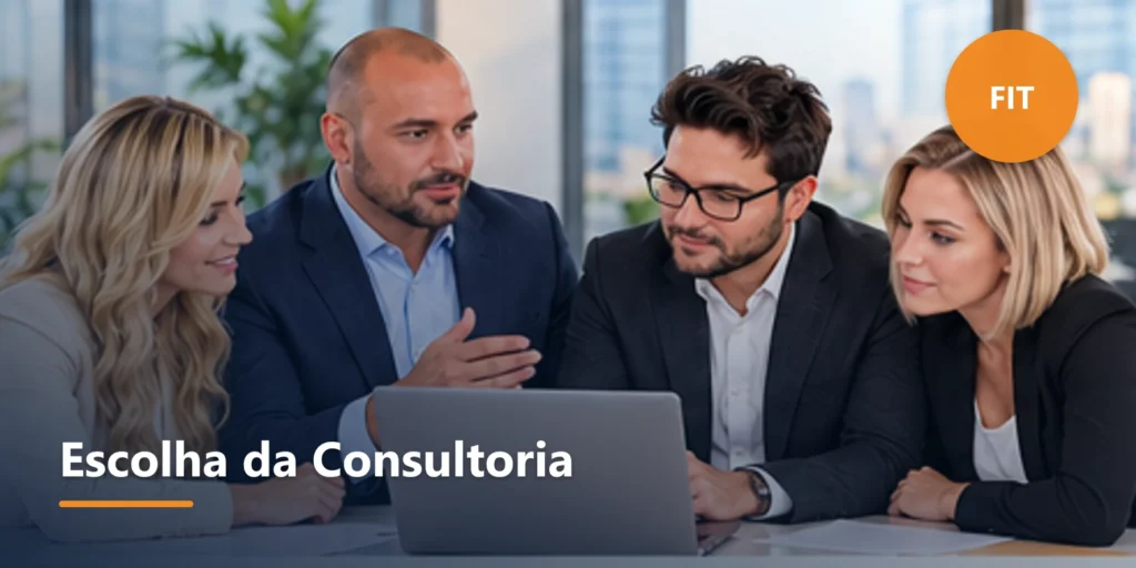 Ilustração editorial sobre Como avaliar e escolher a consultoria certa.
