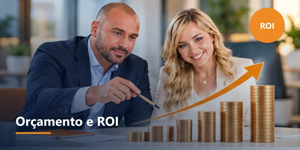 Ilustração editorial sobre Construindo a justificativa do investimento: orçamento e ROI.